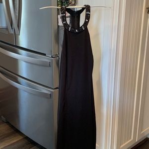 Guess fully lined rhinestone‎ t back dress. Worn 2x